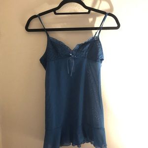 Victoria’s Secret Intimates Green Babydoll Neglige